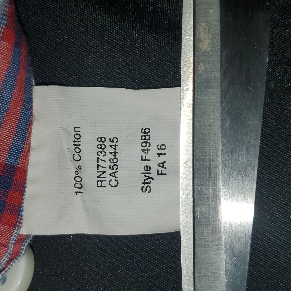 J. Crew Checkered Long Sleeve Slim - Picture 8 of 9